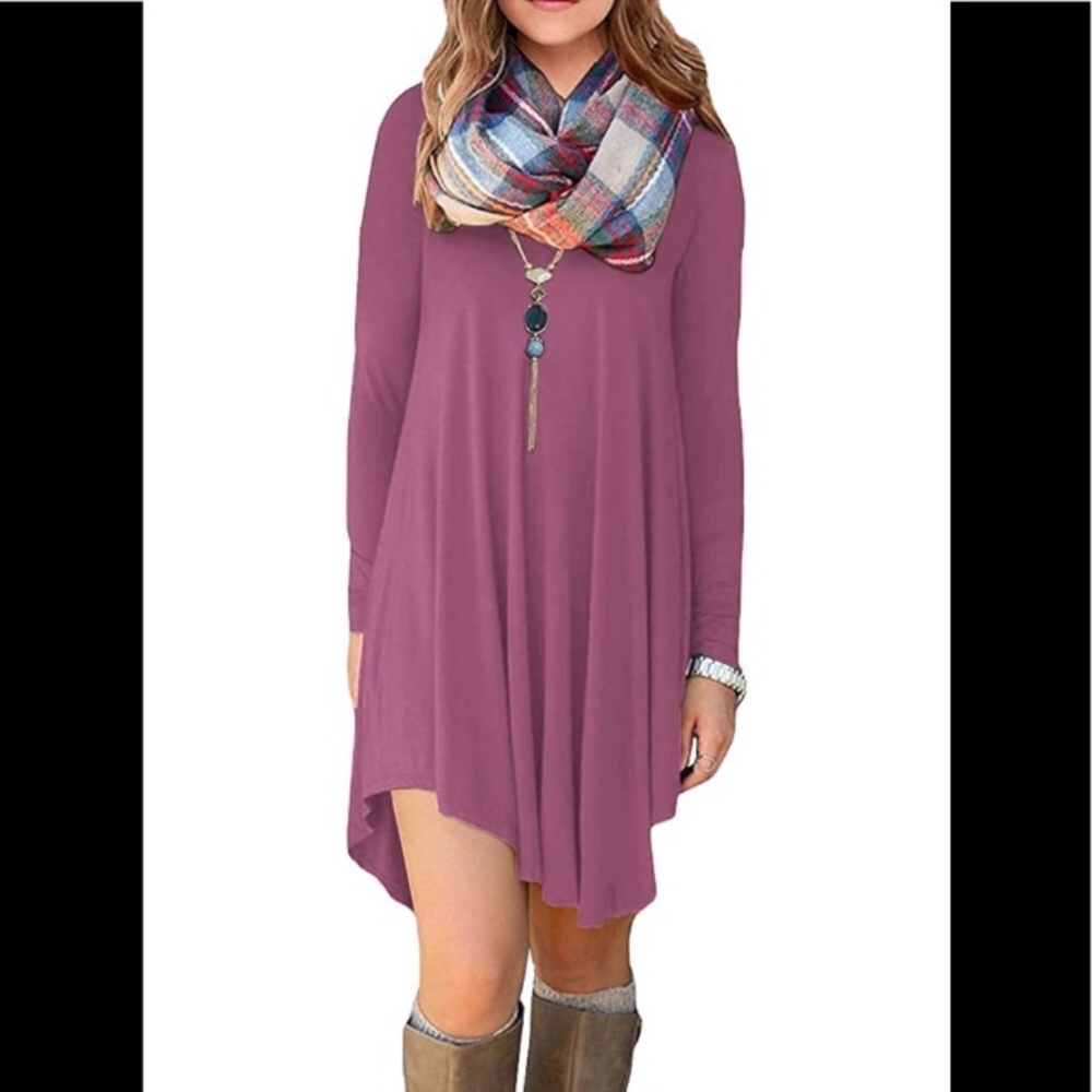 💙 DEARCASE Dress, Long sleeve, V neck - Picture 5 of 6